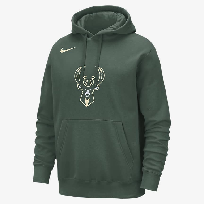 Milwaukee Bucks Club Fleece City Edition Men's Nike NBA Pullover Hoodie ...