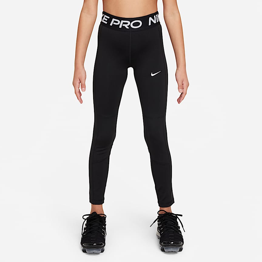 Nike One Big Kids' (Girls') Dri-FIT High-Waisted Leggings