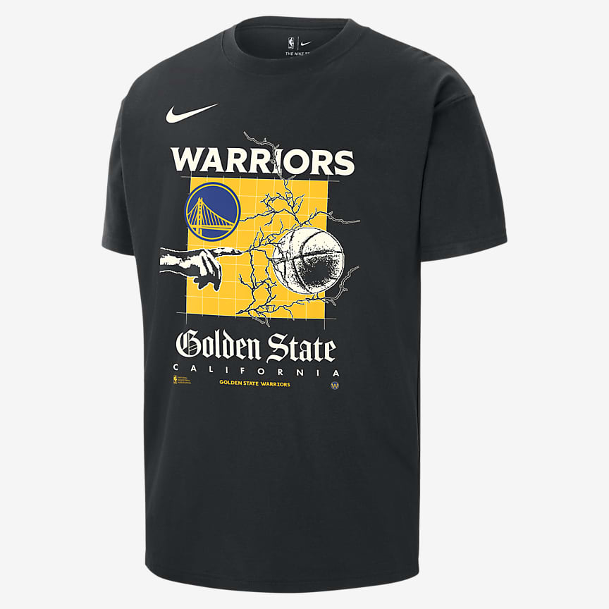 Golden State Warriors Courtside Max90 Mens Nike Nba T Shirt Nike Lu