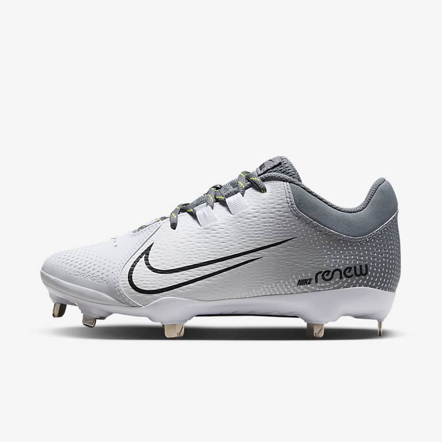 All white nike softball hot sale cleats