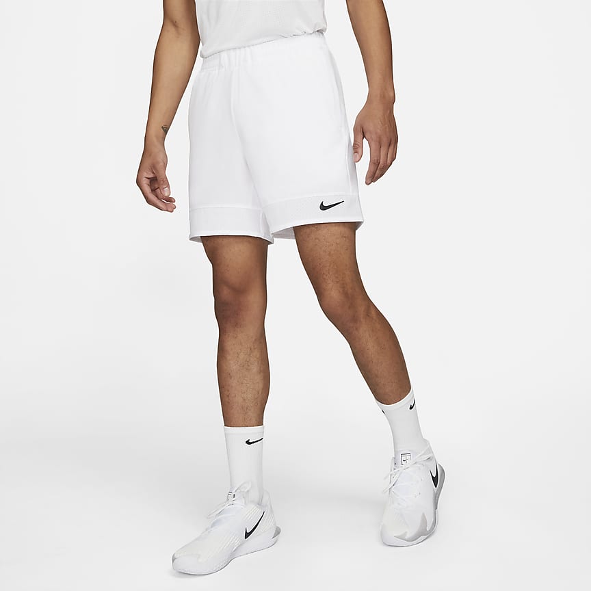 mens white tennis shorts with pockets