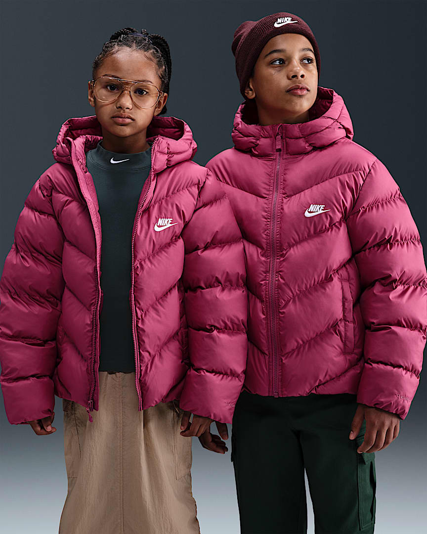 Nike Sportswear All Day Play Big Kids' Therma-FIT Loose-Fit Puffer Jacket