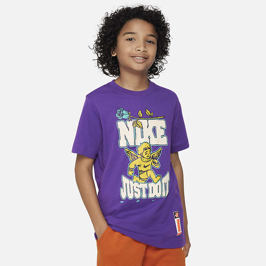 Nike ACG UV Big Kids' Short-Sleeve T-Shirt.