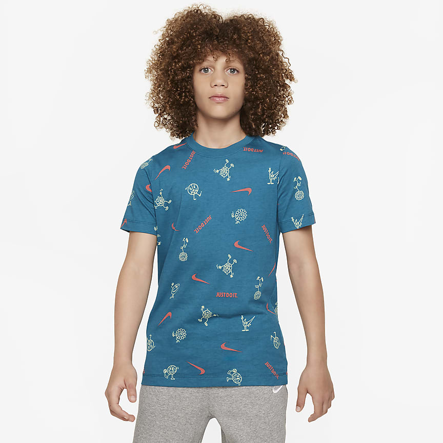 Nike ACG UV Big Kids' Short-Sleeve T-Shirt.