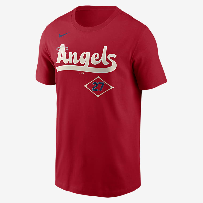 Mike Trout Los Angeles Angels Autographed City Connect Nike