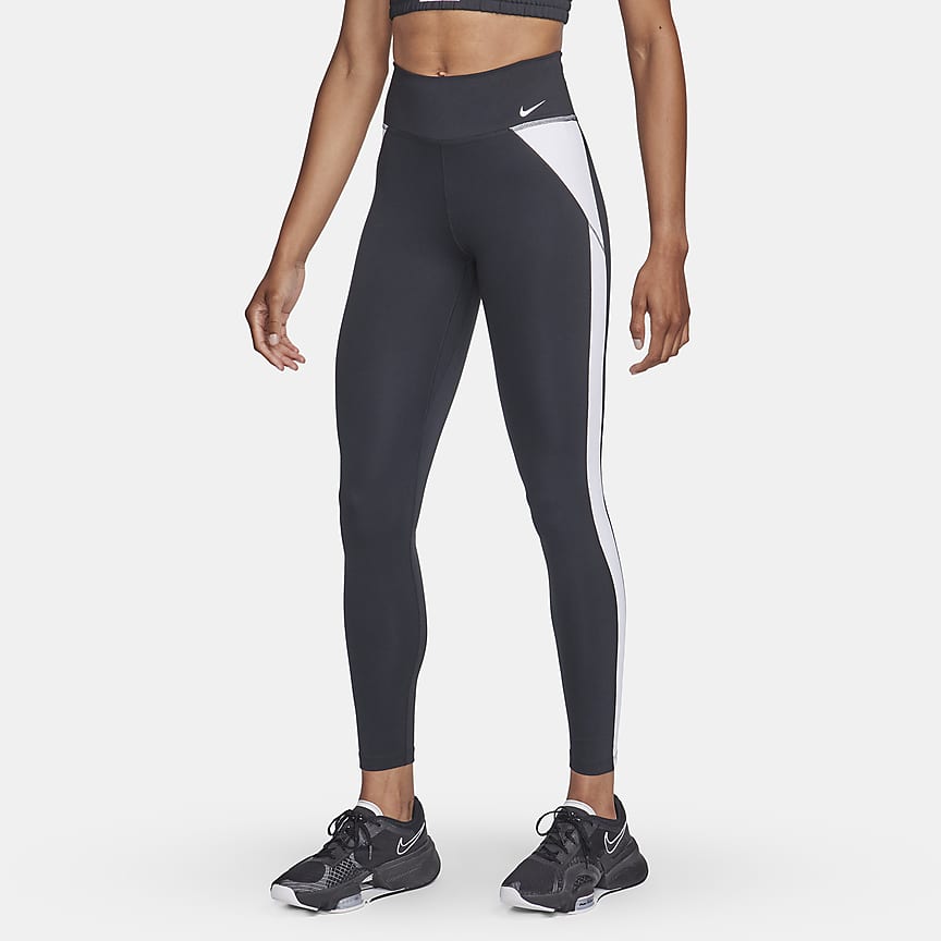 Leggings con paneles de malla de tiro alto de 7/8 para mujer Nike Pro 365