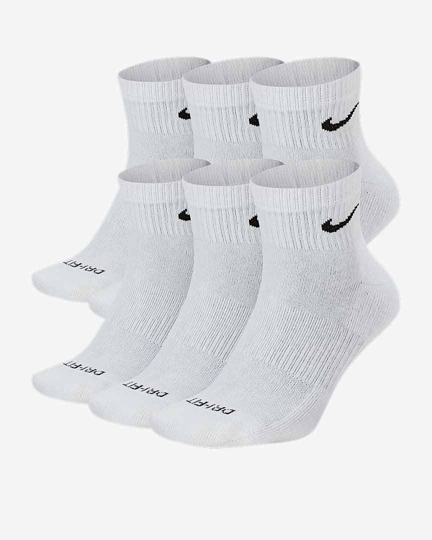Nike Everyday Plus Cushioned Training No-Show Socks (6 Pairs)