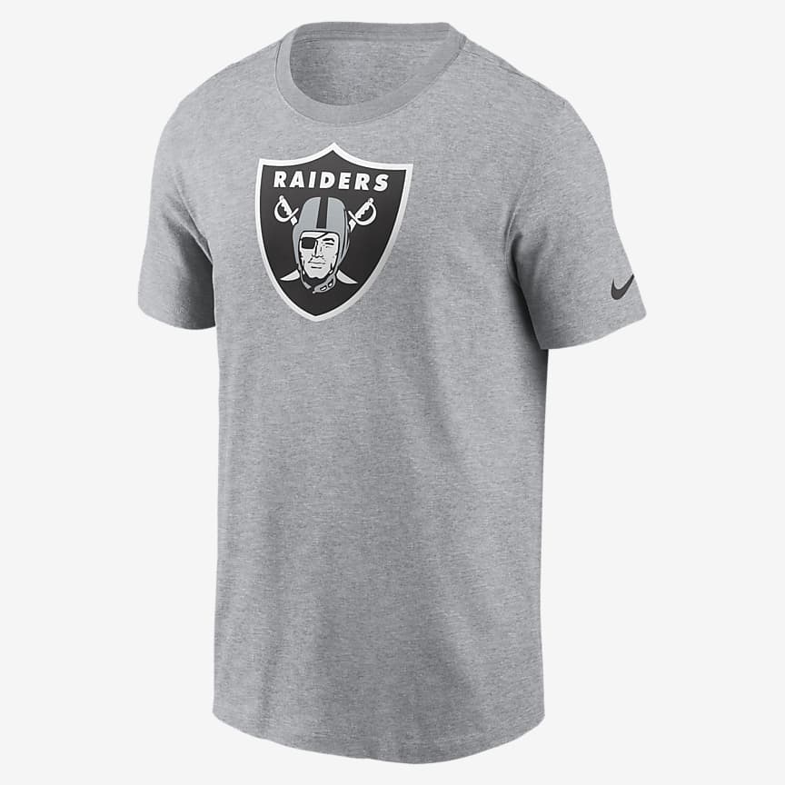 Las Vegas Raiders Nike Dri-Fit Cotton Long Sleeve Raglan T-Shirt