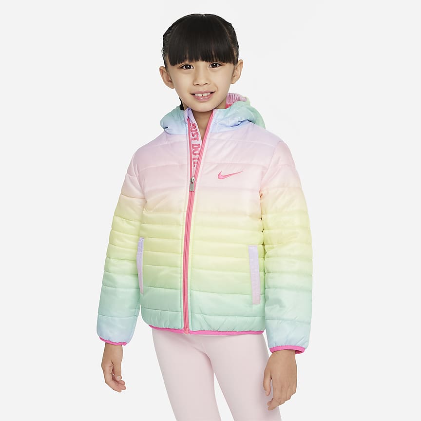 Nike Colorblock Chevron Puffer Jacket Little Kids Jacket. Nike.com