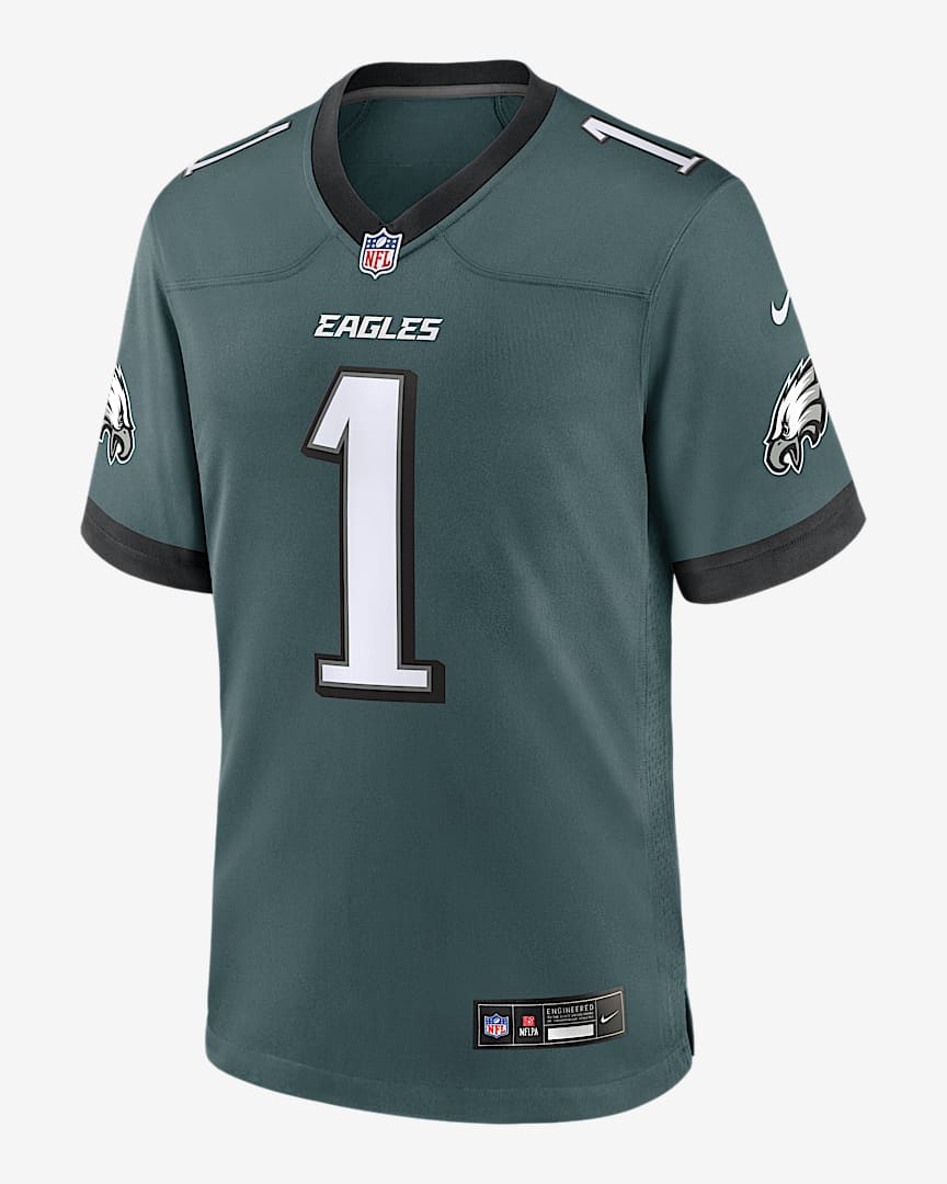 Jalen Hurts Philadelphia Eagles Men's Nike NFL Game Jersey