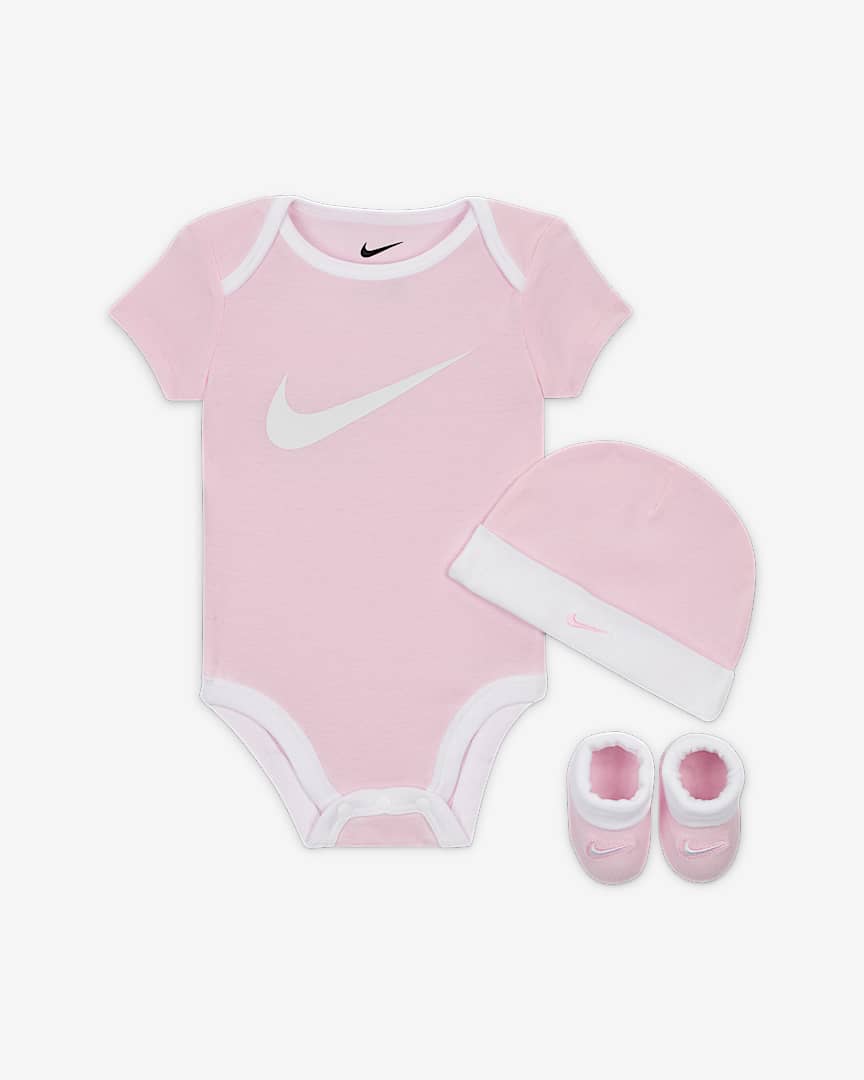 Nike Essentials Baby (0-9M) Hooded Coverall