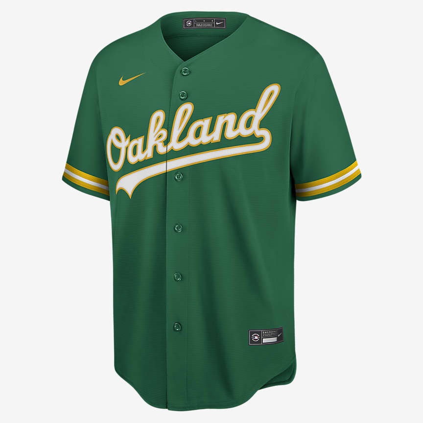 Baseball sales jersey green