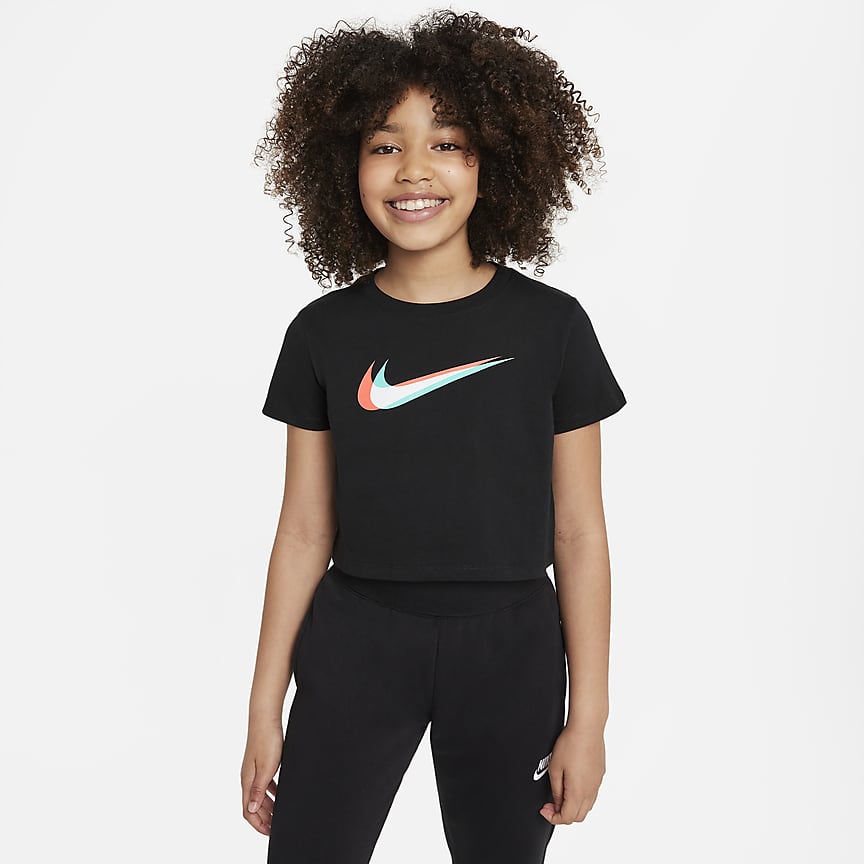 Cropped Dance T-Shirt. Nike LU
