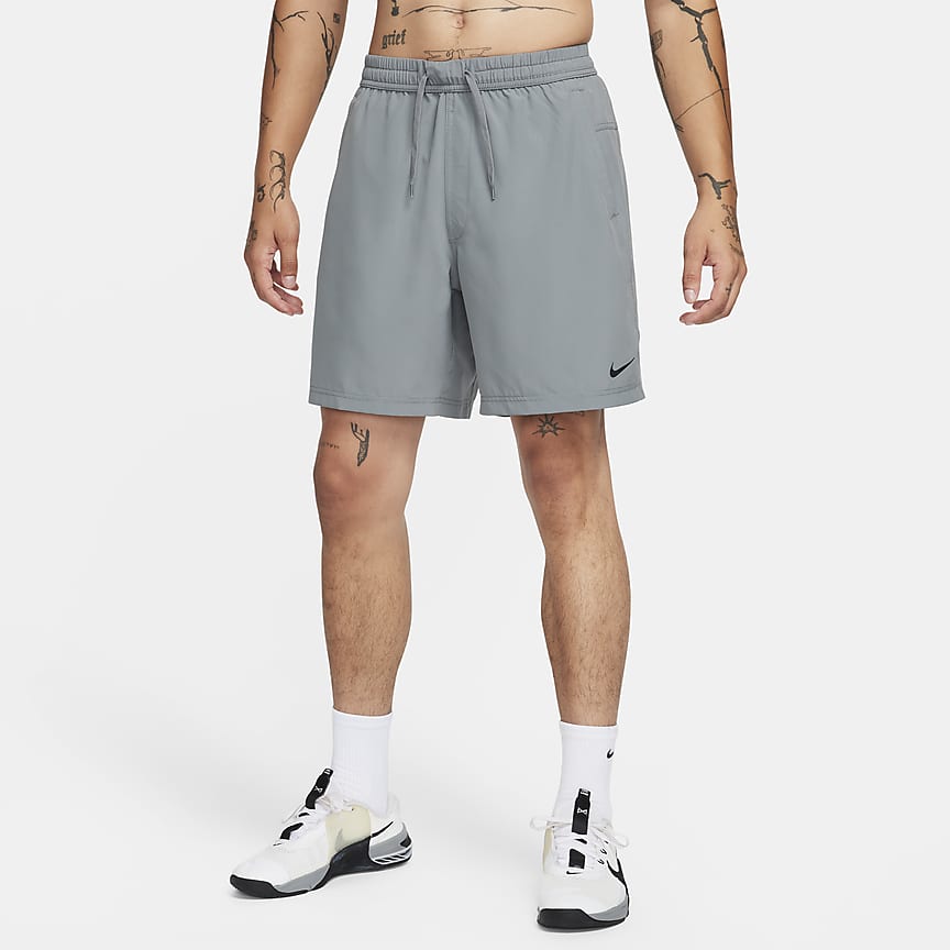 Nike Men's Yoga Dri-FIT 7 Unlined Shorts in Blue - ShopStyle