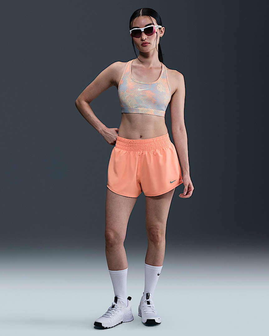 Nike One Women's Dri-FIT Mid-Rise 3" Brief-Lined Shorts