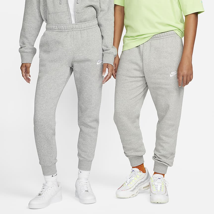 Nike Sweatpants Womens 2XL XXL Gray Essential Fleece Tapered Joggers New  2942