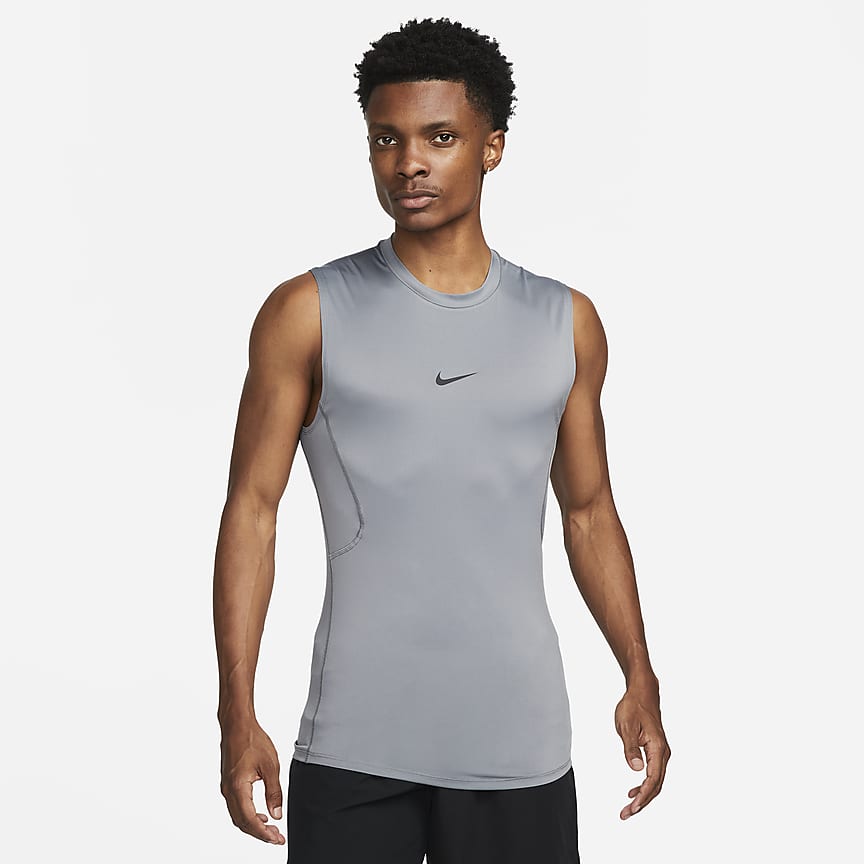Nike Pro Men's Dri-FIT Tight Long-Sleeve Fitness Top. Nike LU