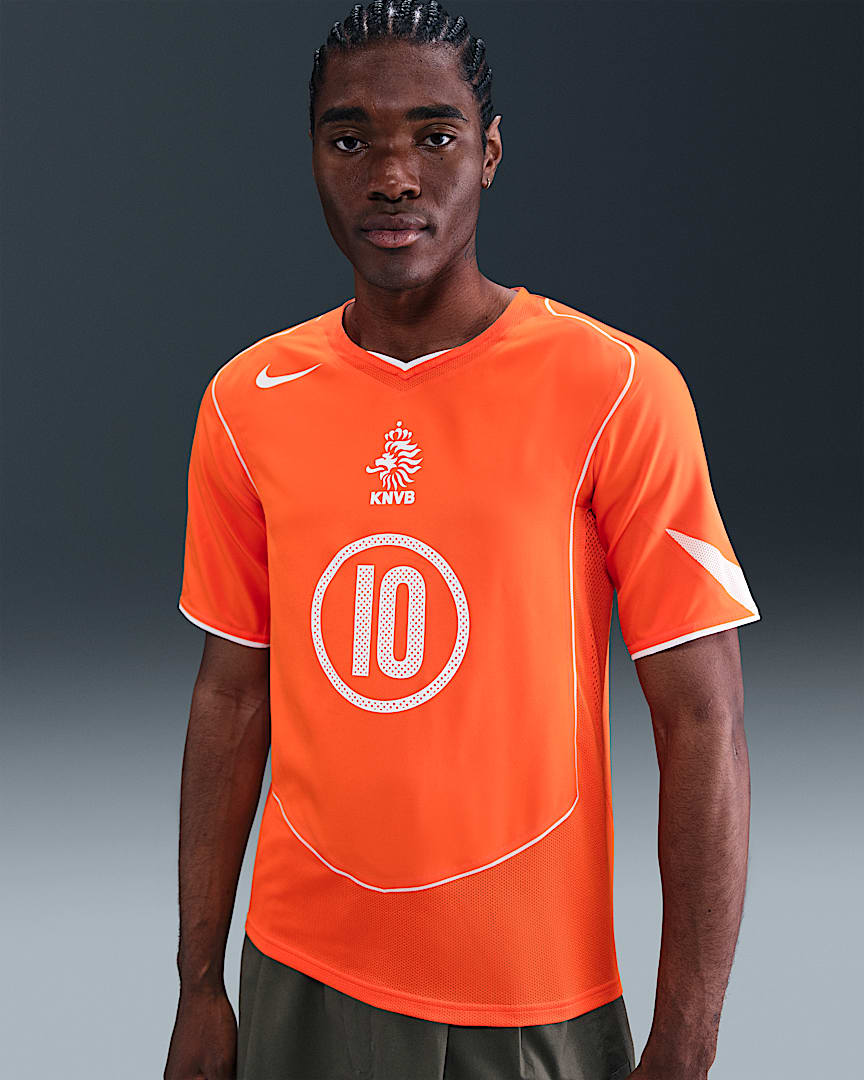 Netherlands 2025 Stadium Home (Women's Team) Men's Nike Dri-FIT Soccer Replica Jersey