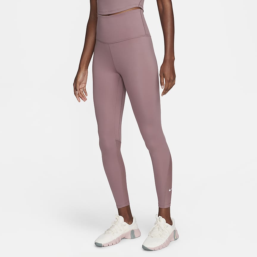 Nike One Women's Cerulean/White Mid-Rise Leggings ( DD0252-424) Size XXL -  Tall