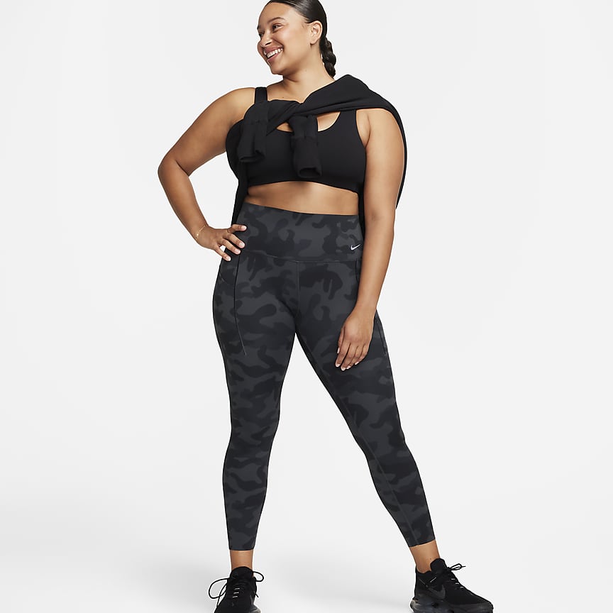 Women's Nike Bliss Victory Slim Fit Dri-Fit Flex Pants Black Sz 2X  AA8297-010 