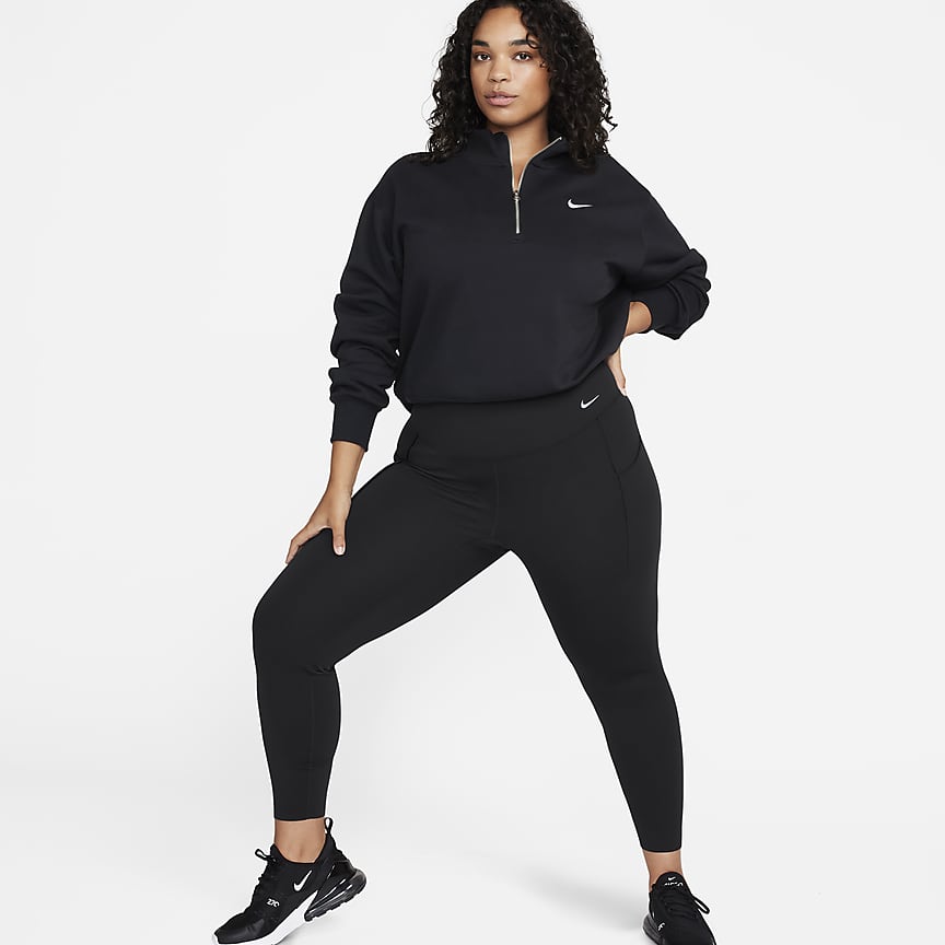 Nike metallic leggings plus size top