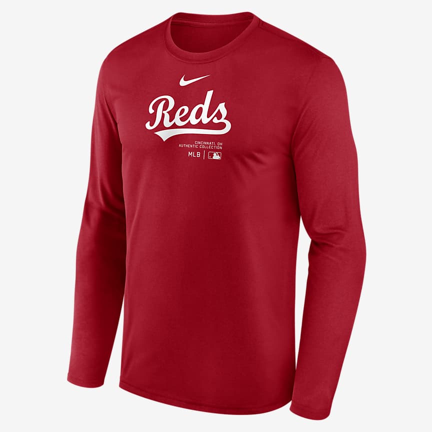 Cincinnati Reds Authentic Collection Practice Men's Nike Dri-FIT MLB ...