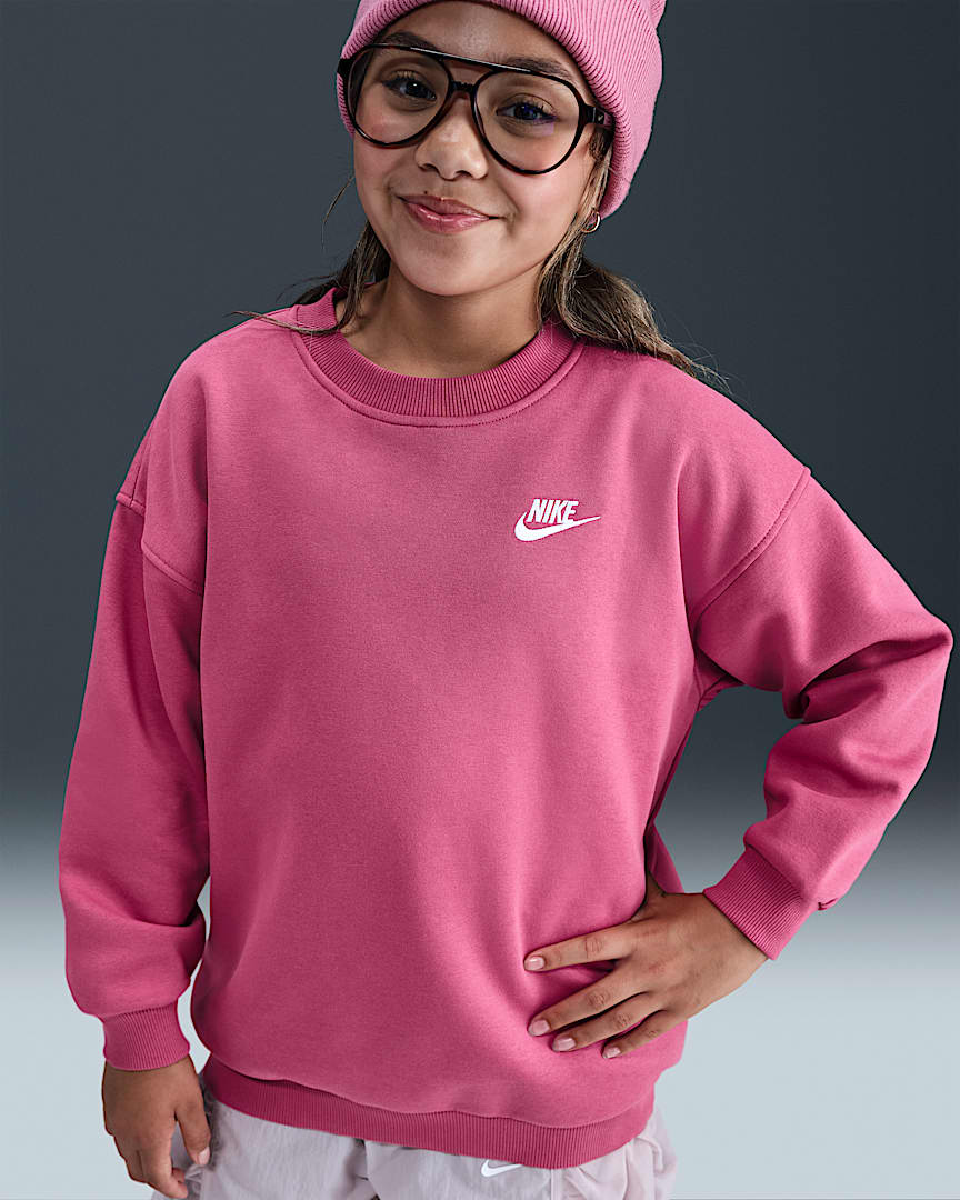 Nike Sportswear Club Fleece Big Kids' Oversized Sweatshirt