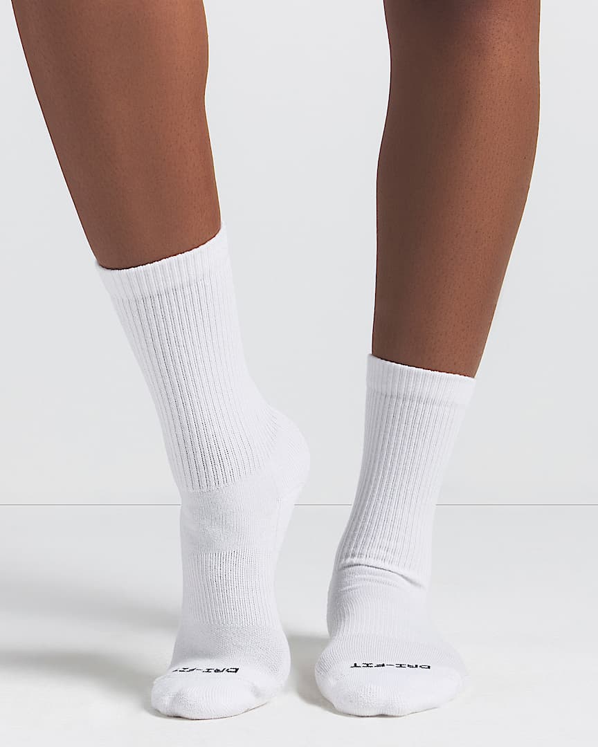 NikeSKIMS Women's Dri-FIT Crew Socks (3 Pairs)