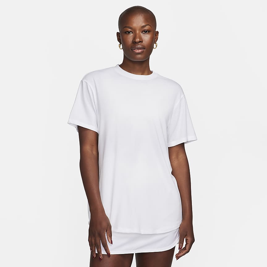 Nike One Classic Women's Dri-FIT Short-Sleeve Cropped Top.
