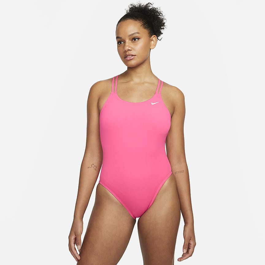 Nike Swim Women's Cut-Out High-Waisted Bikini Bottoms. Nike SI