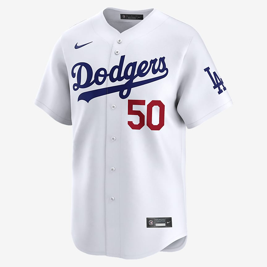 All white dodgers store jersey