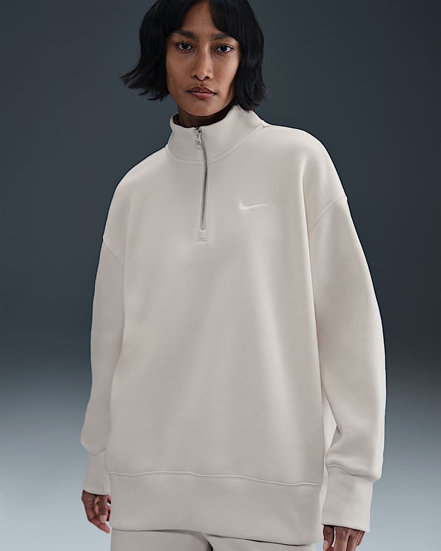 Nike Sportswear Phoenix Fleece Women's Oversized 1/4-Zip Long Sweatshirt