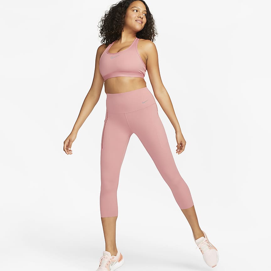 Nike Universa Women's Medium-Support High-Waisted Full-Length Leggings with  Pockets (Plus Size).