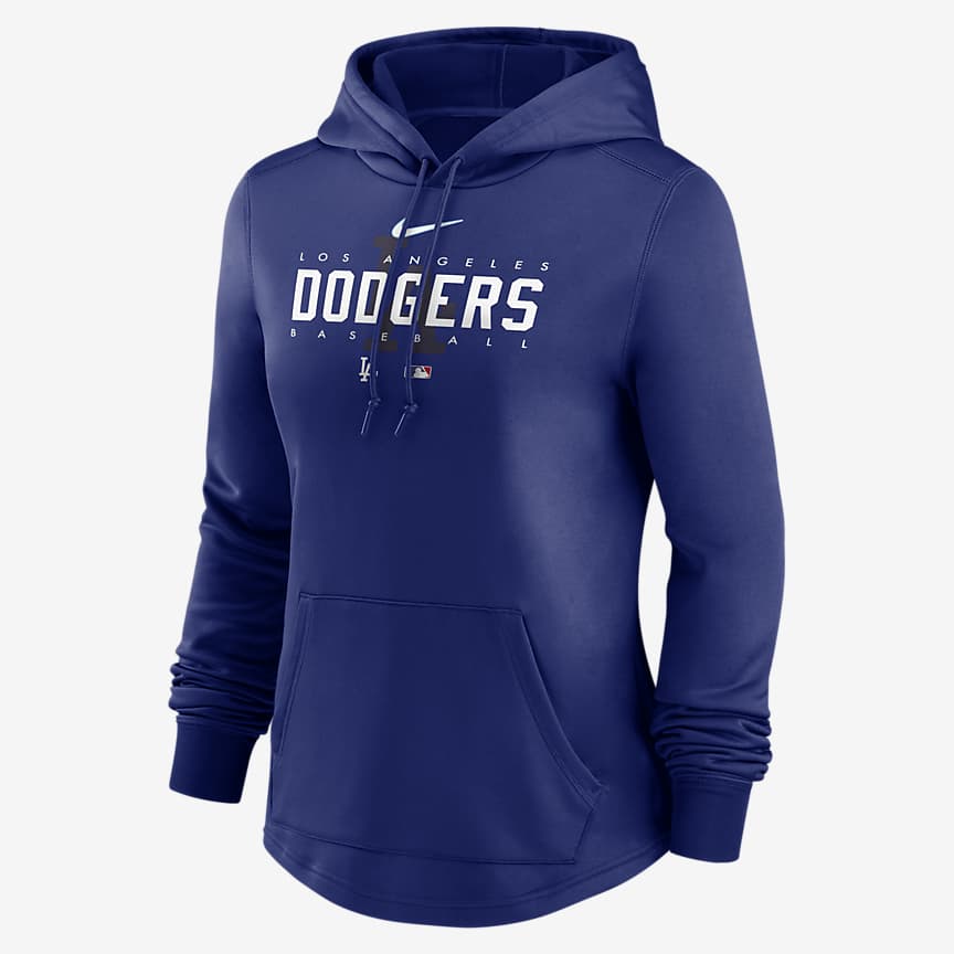 Nike Therma Pregame (MLB Los Angeles Dodgers) Women's Pullover Hoodie ...