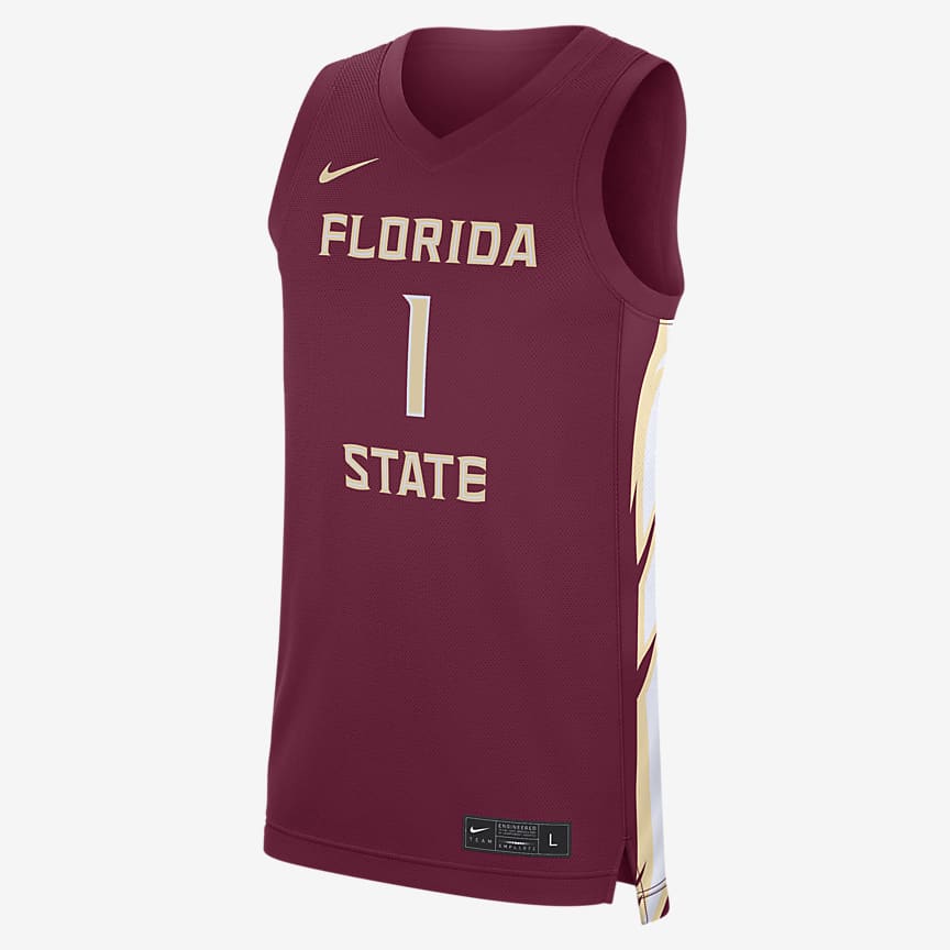 Nike College Dri-fit (florida State) Men's Replica Basketball Jersey 