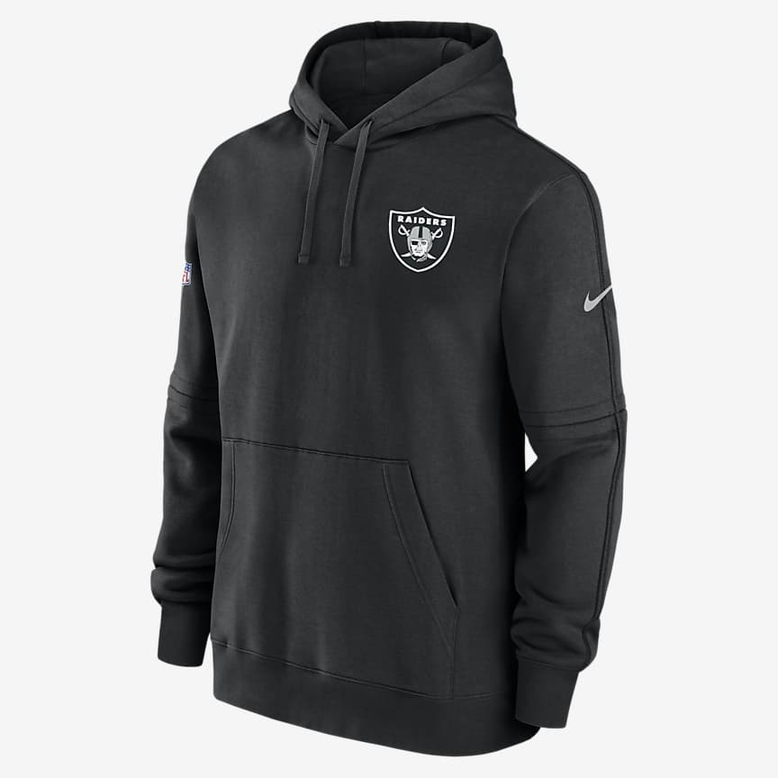 2022 Las Vegas Raiders Nike Sideline Athletic Stack Performance Hoodie M -  3XL