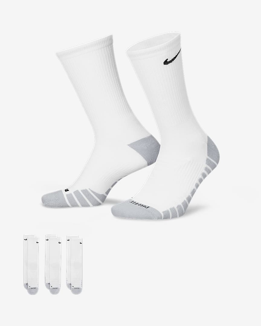 Nike Everyday Max Cushioned Training Crew Socks (3 Pairs)