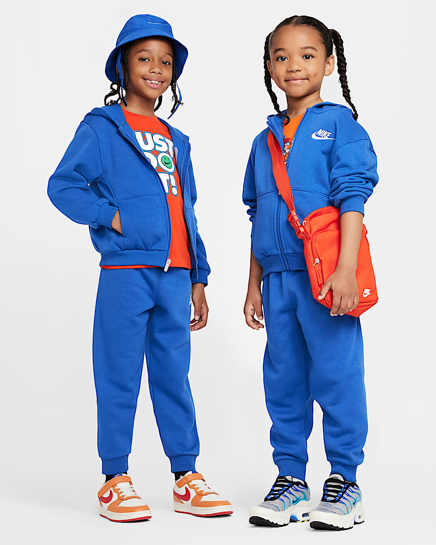 Nike Full-Zip Club Set Little Kids 2-Piece Hoodie Set