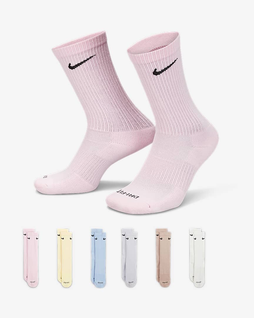 Nike Everyday Plus Cushioned Training Ankle Socks (6 Pairs)
