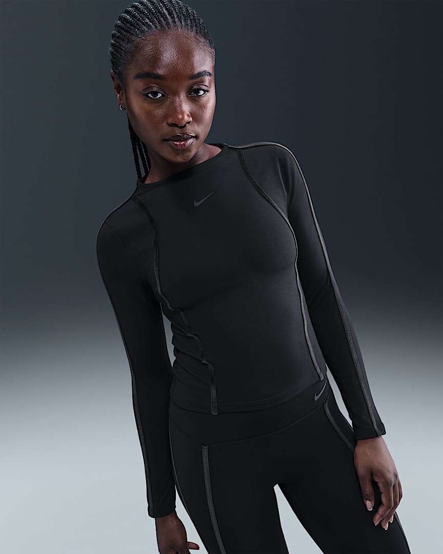 Nike One Fitted Women's Dri-FIT Long-Sleeve Top