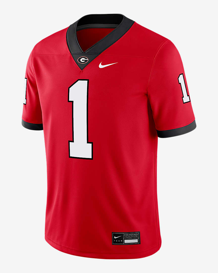 Georgia Bulldogs Men's Nike Dri-FIT College Game Jersey