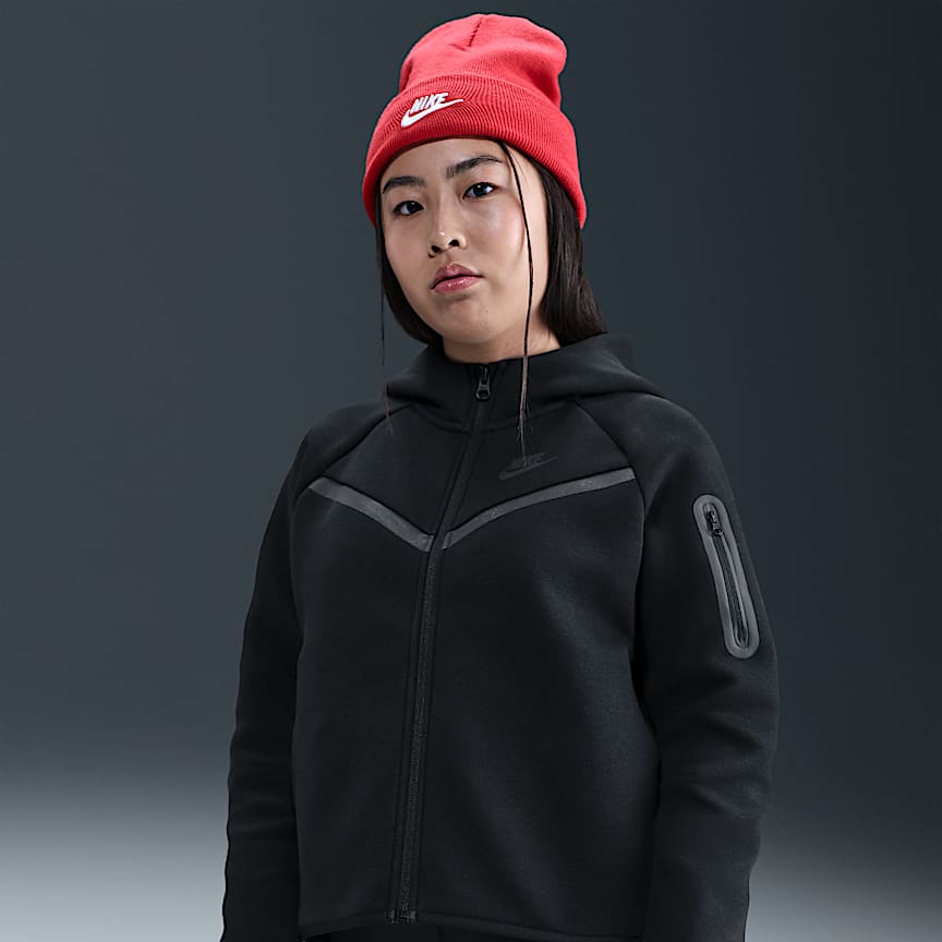 Nike Sportswear Tech Fleece Girls' Full-Zip Hoodie