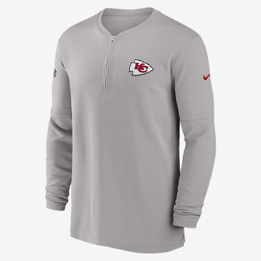 Nike Dri Fit Sideline Velocity Nfl Kansas City Chiefs Mens Long Sleeve T Shirt 