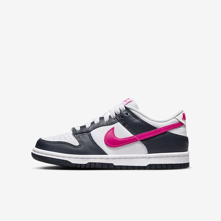 Calzado para niños grandes Nike Dunk Low.