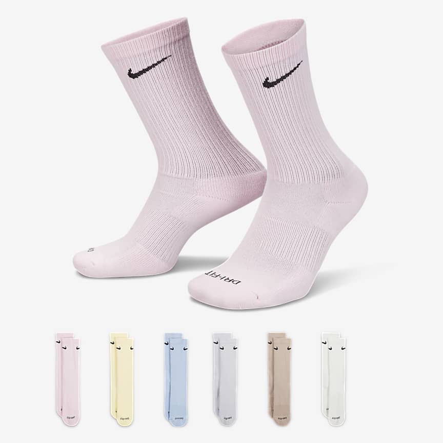 Nike Everyday Cushioned Training Crew Socks (3 Pairs). Nike AU