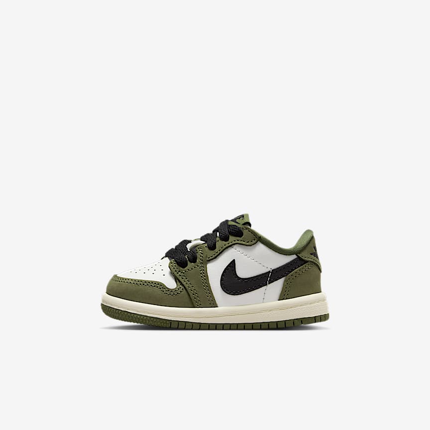 Air Jordan 1 Retro Low "Medium Olive and Summit White"