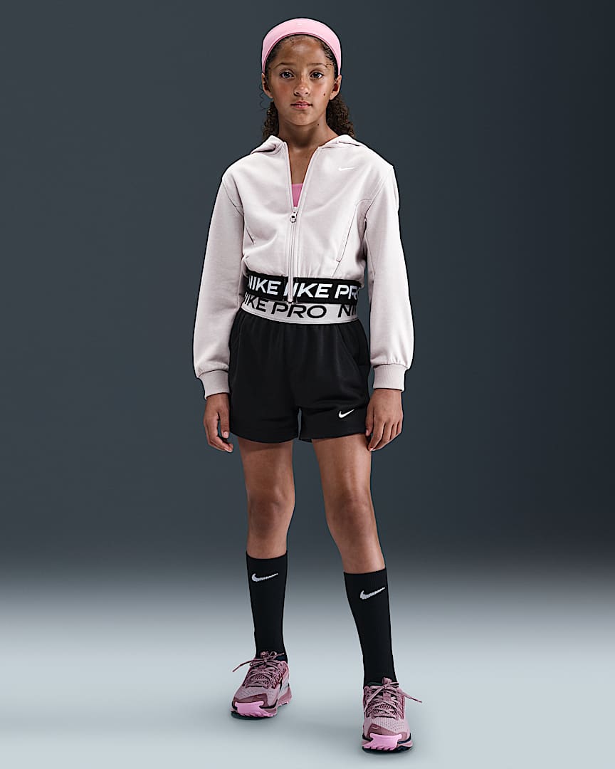 Nike Pro Big Kids' (Girls') Dri-FIT 3" Shorts