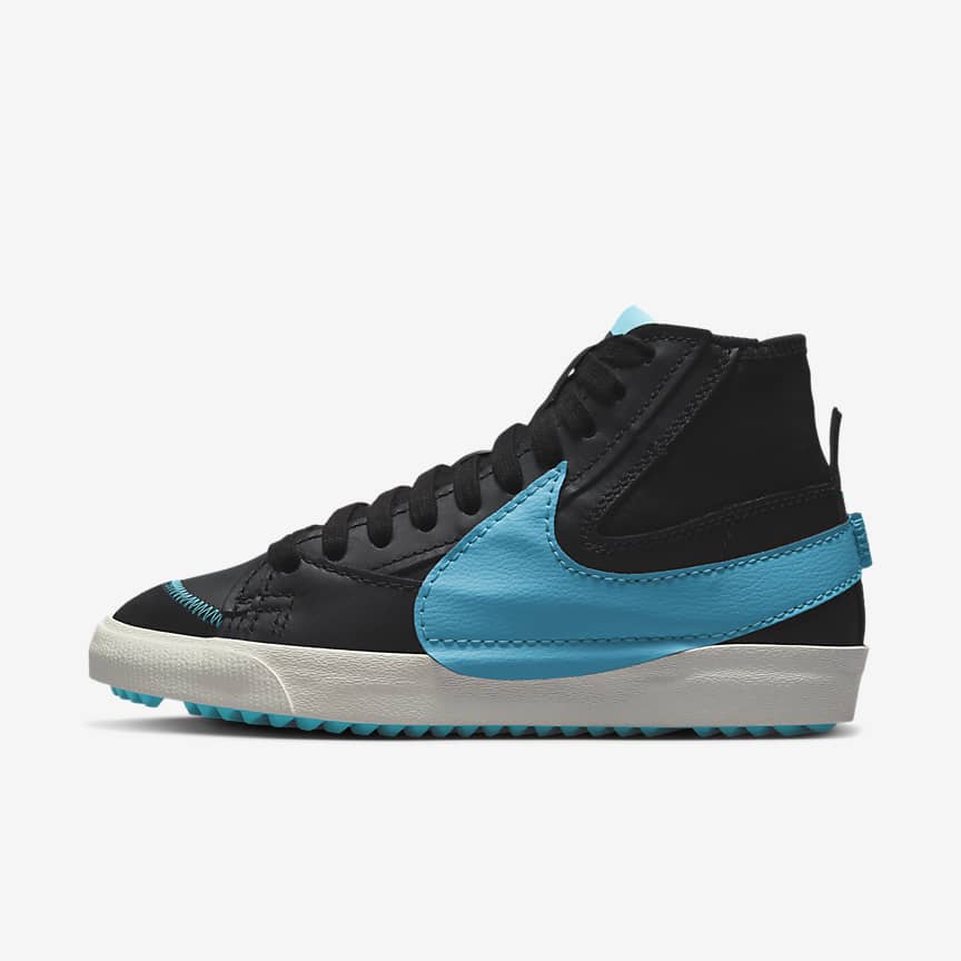 mens nike blazer mid 77 black