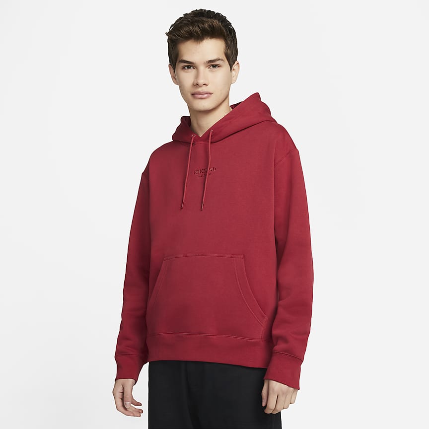 red and gold nike hoodie