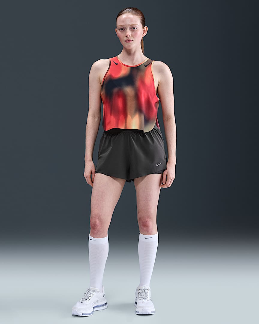 Nike Swift Women's Dri-FIT Mid-Rise 2-in-1 Running Shorts